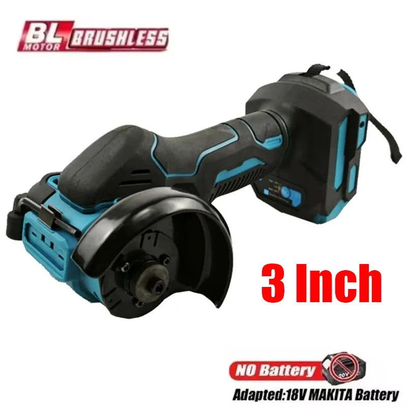Fit Makita 18V Battery Mini Angle Grinder Cutting Machine Cordless