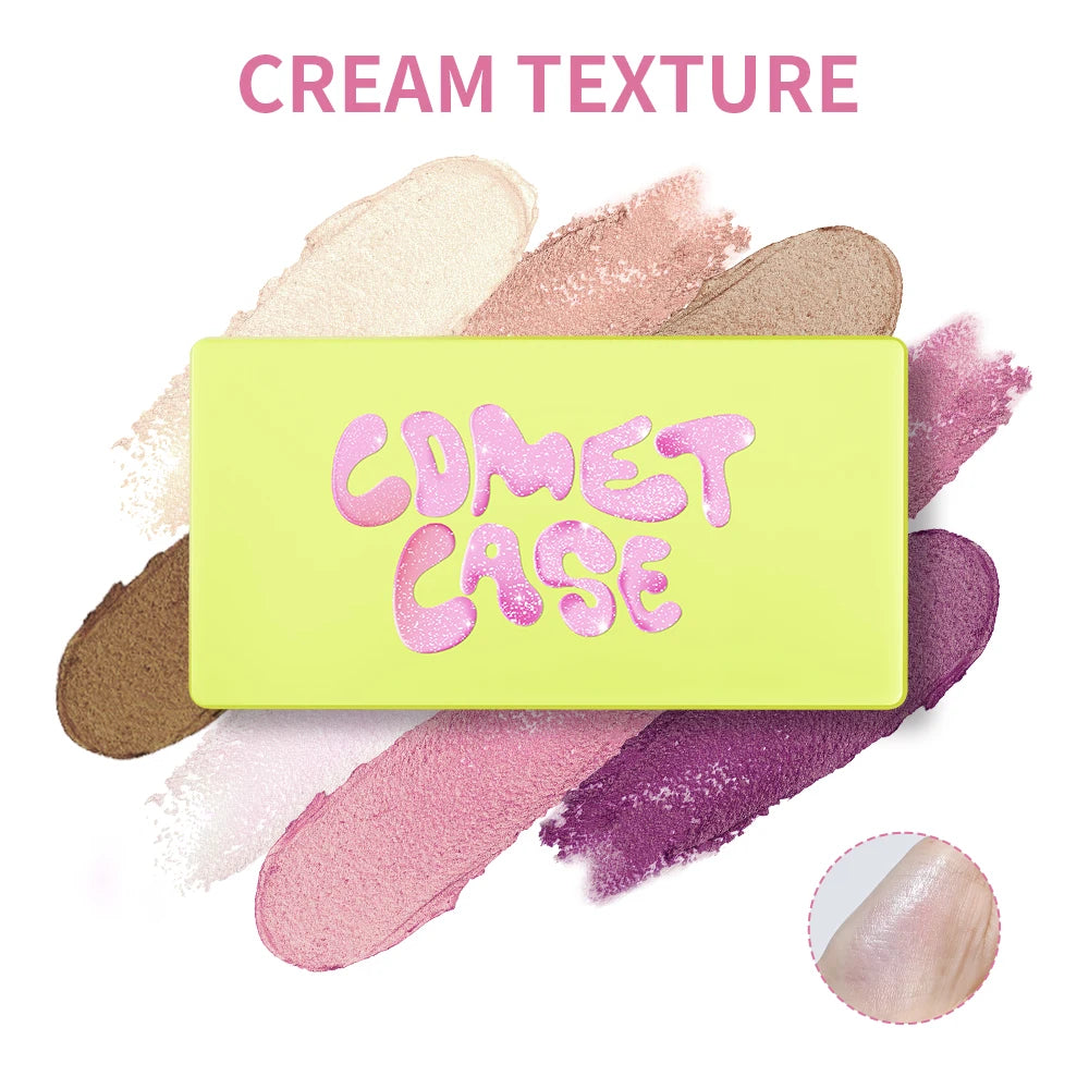 8-Color Cream Highlighter Palette – Bronzer, Blush & Glow Makeup Cream Highlighter Palette Zpaxo