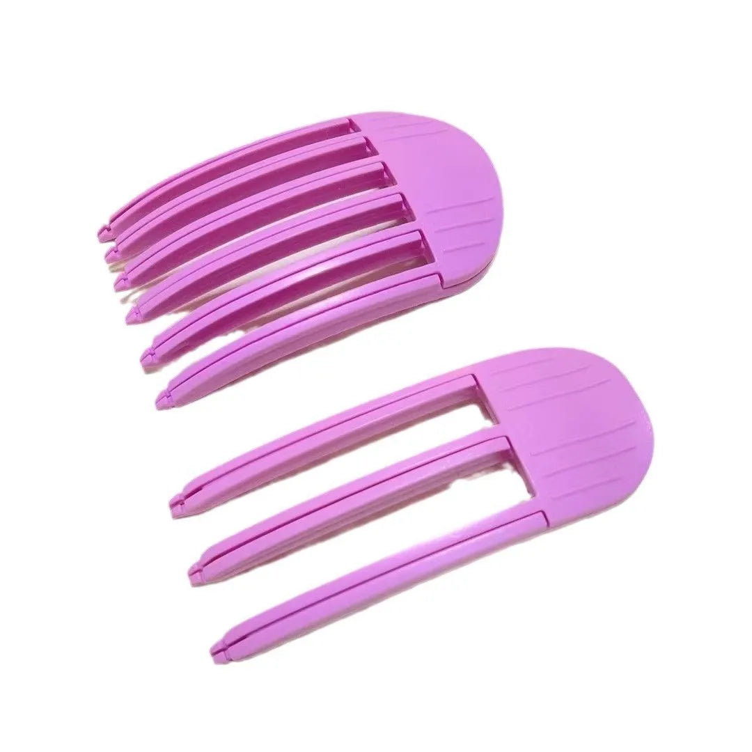 Fluffy Hairpin Curling Bangs Clips Hair Roots Volumizing Hair Clips Women Curling Fixed Shape Clips Fashion Volume Hair Roller Zpaxo 2Pcs
