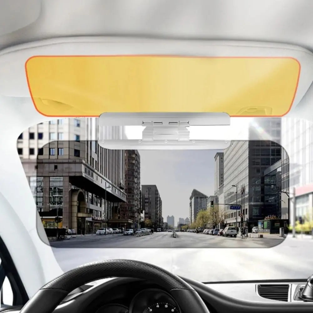 Polarized Car Sun Visor UV Blocking Adjustable Sun Visor Extender Fold Flip Down 2 IN 1 Anti Glare Sun Visor Day Night Vision Zpaxo
