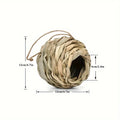 2024 Birds Nest Bird Cage Grass Egg House Outdoor Decorative Weaved