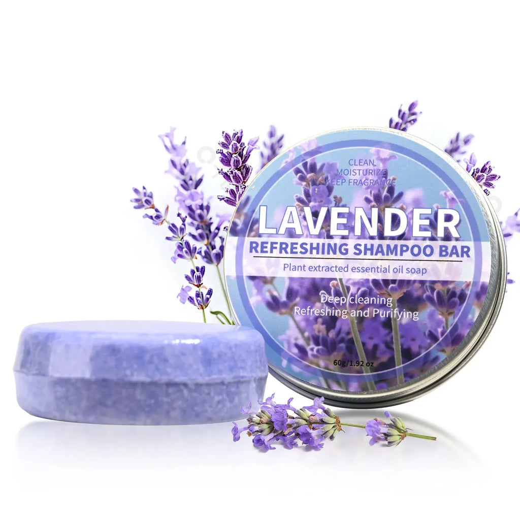 Lavender Essential Oil Shampoo Bar – Hair & Hand Soap Shampoo Bar Soap Zpaxo