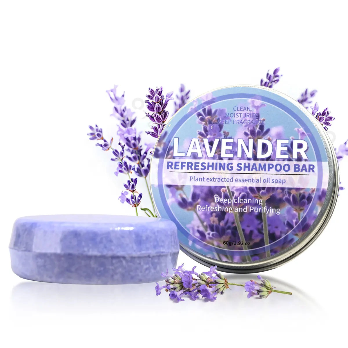 Lavender Essential Oil Shampoo Bar – Hair & Hand Soap Shampoo Bar Soap Zpaxo