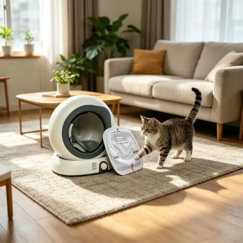 Cats Litter Box Liner Mat Replacement Pad Accessory Automatic Pan