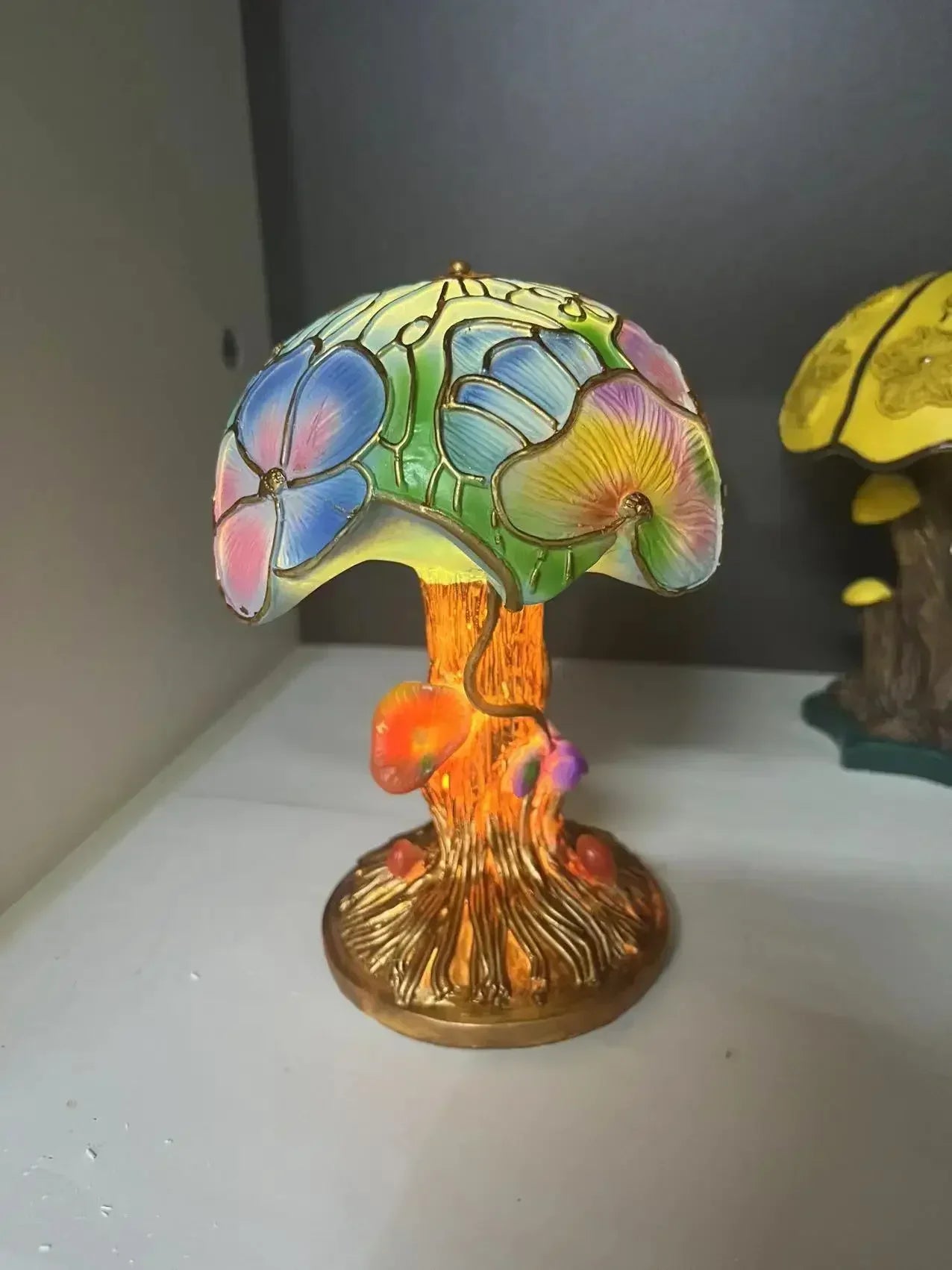 Colorful LED Mushroom Desk Lamp – Nightlight & Home Decor LED Night Light Zpaxo G