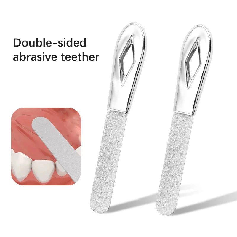 Stainless Steel Teeth File Tooth Grinding Tools Wisdom Sandpaper