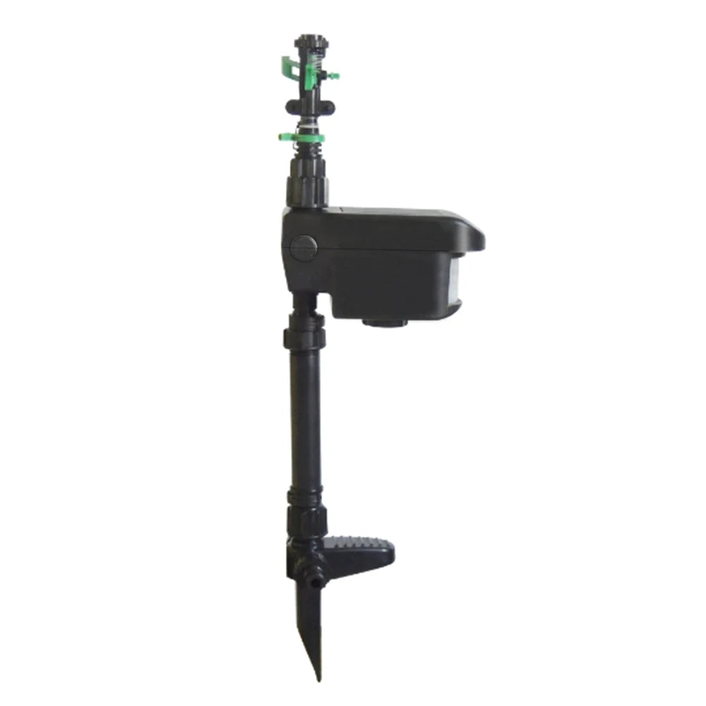Motion Activated Sprinkler Scaring Away Wild Animals Animal Sensor