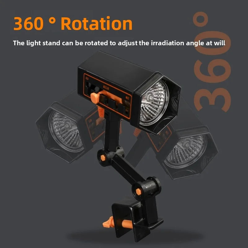 UVA UVB Turtle Basking Lamp – Full Spectrum Reptile Heat Light Reptile Basking Lamp Zpaxo