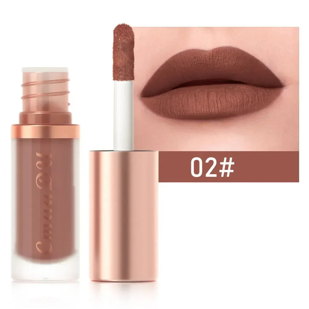 Waterproof Matte Velvet Lip Glaze Moisturizing Long Lasting Non-stick Zpaxo 2