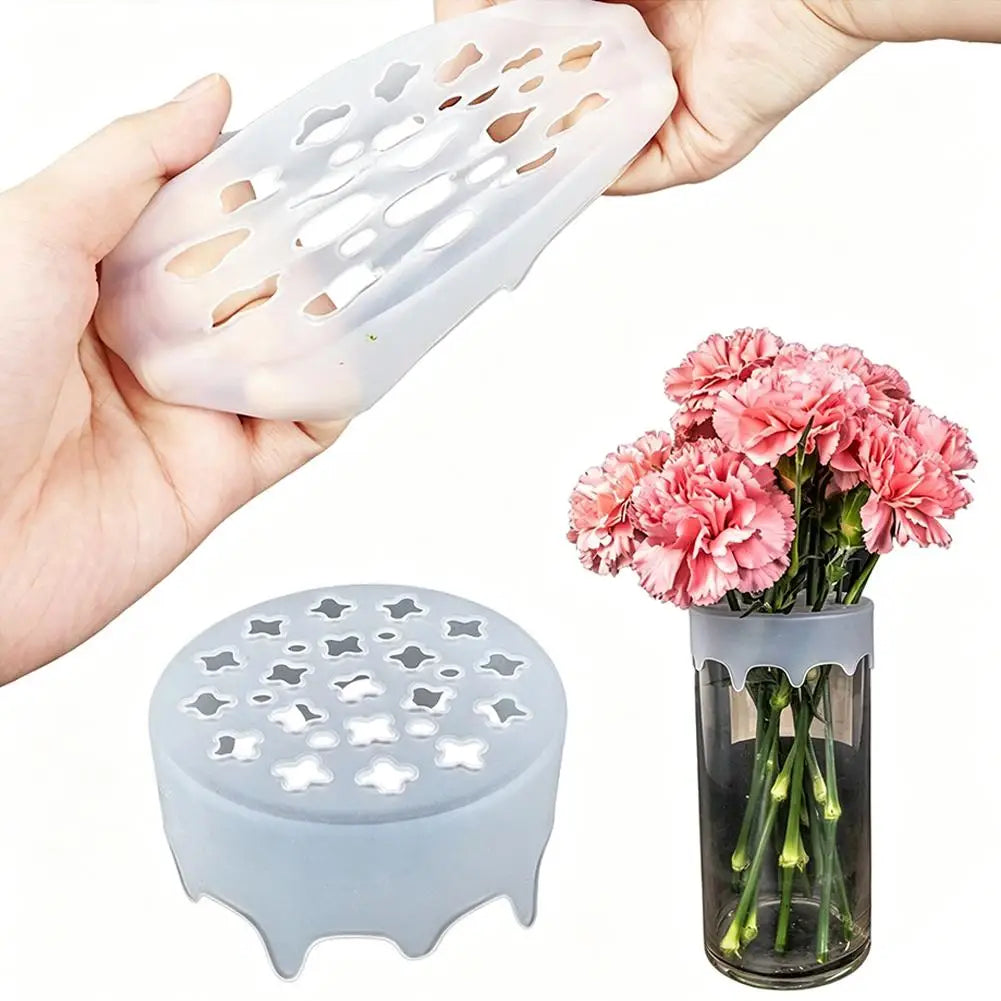 Silicone Flower Arrangement Grid Holder | Ikebana Stem Arranger Floral Arrangement Tool Zpaxo 3PCS