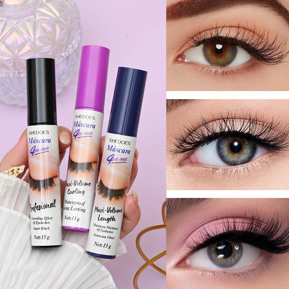 4D mascara is long-lasting, slender, curled and dense, waterproof, sweat-proof and non-smudging. Zpaxo