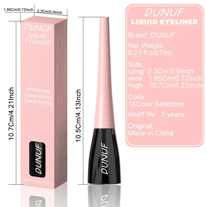 1 Pcs Waterproof Long-Wearing Liquid Eyeliner - Smudge-Resistant, Transfer-Proof, Perfect For Creating Dramatic Looks Zpaxo
