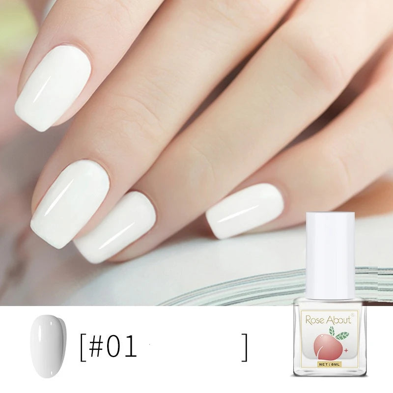 Water-based Peel-off Nail Polish No UV Lamp Needed Long-lasting