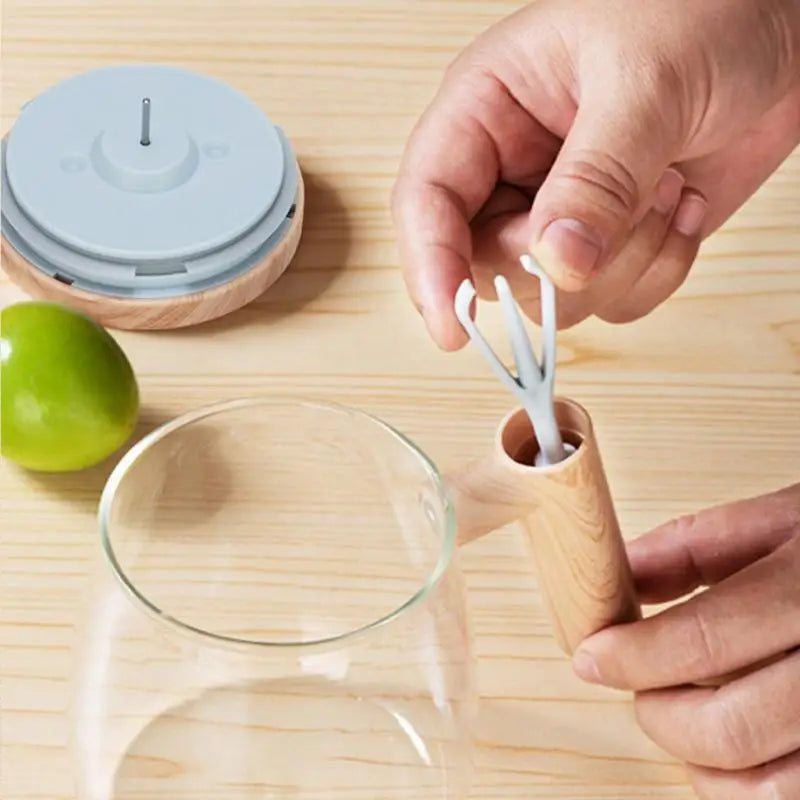 Automatic Self Stirring Mug Glass Coffee Milk Mixing Cup Creative