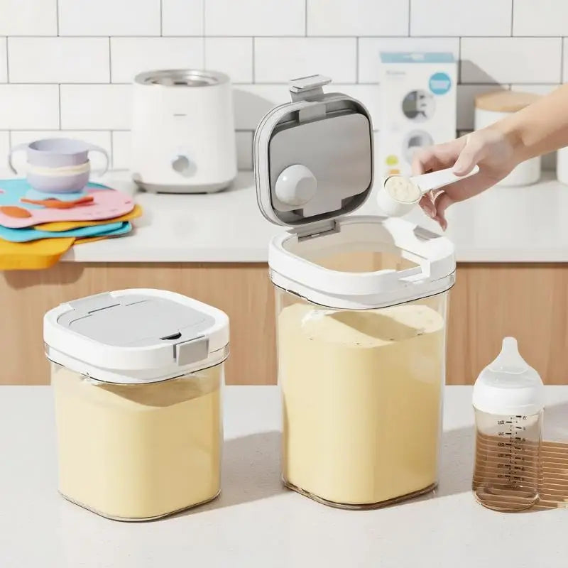800 1300 Airtight Milk Powder Container Storage Box Food Spoon Zpaxo