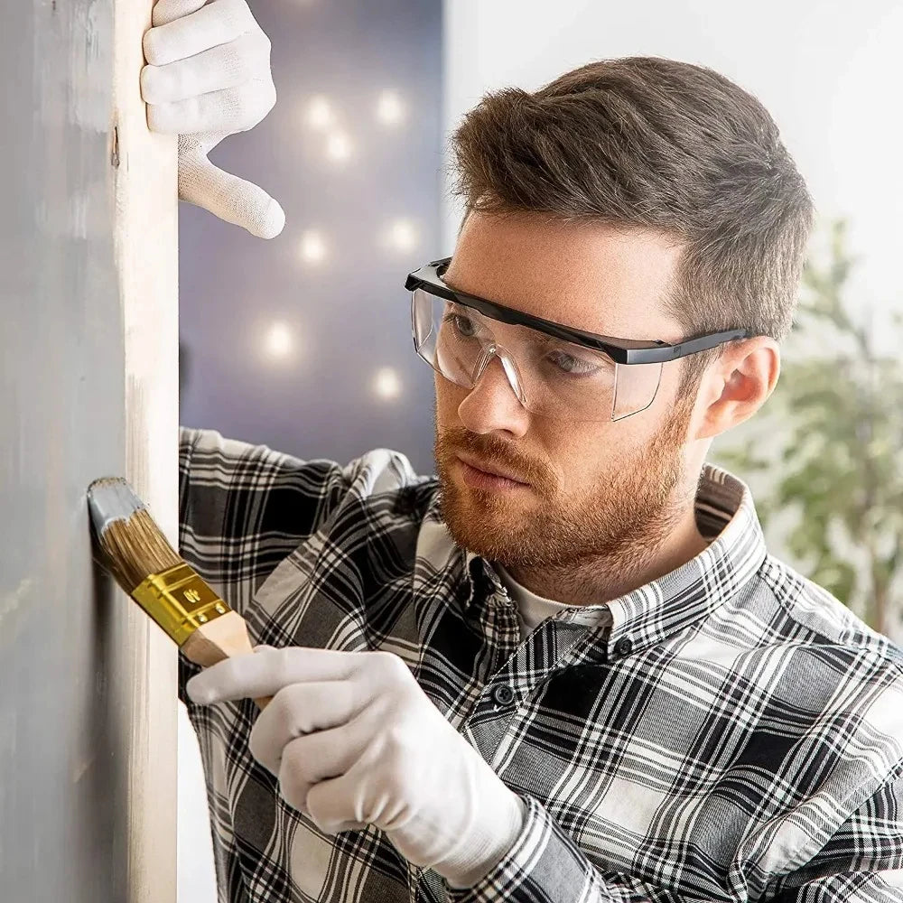 Anti-splash Work Safety Glasses Eye Protecting Lab Goggles Protective