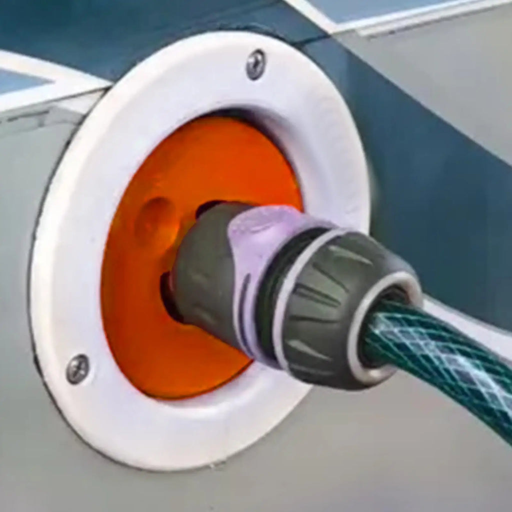 Rv Water Fill Inlet Hatch Cap Trailer Connection Boat Tank Vehicle
