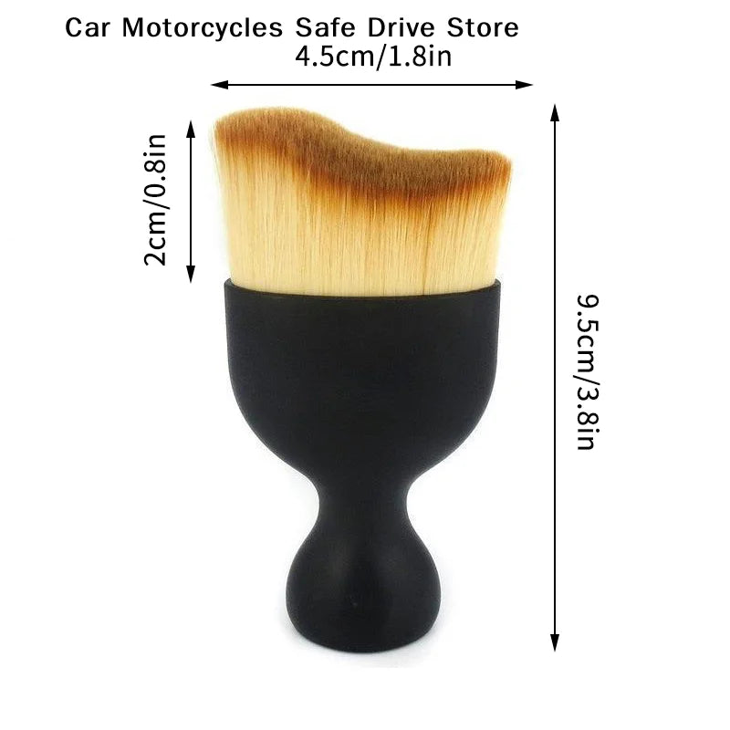 Ultra Soft Car Interior Cleaning Brush Curved Design Dust Sweeping