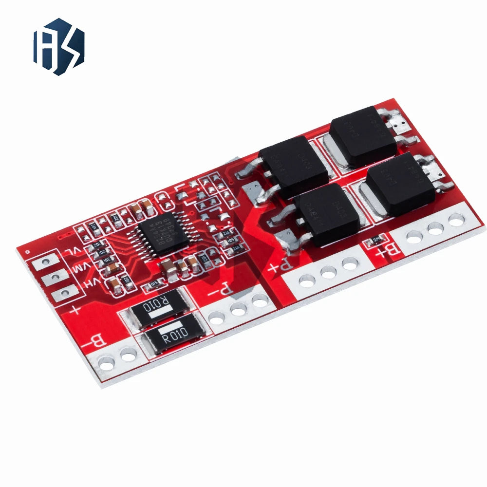 4S 4.2V/16.8V 30A High-Current Li-ion Battery BMS Module – Overcharge & Short-Circuit Protection Zpaxo