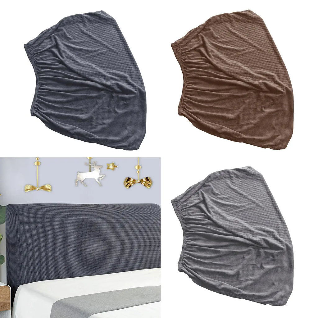 Bed Headboard Cover Stretch Bed Backrest Cover Removable Soft Dustproof Bed Headboard Slipcover Protective Case for Bedroom Zpaxo