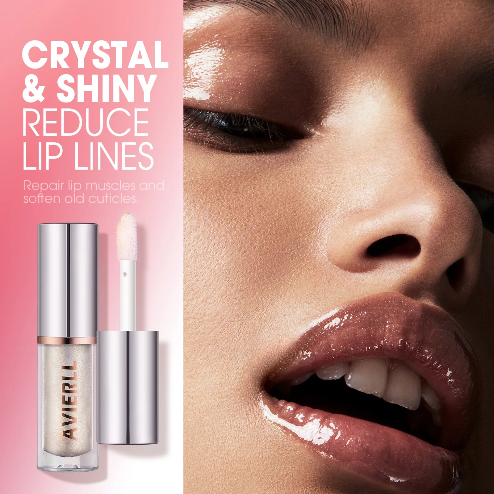 Dazzling Diamond Pearlescent Liquid Lip Oil-long-lasting Glittery Zpaxo