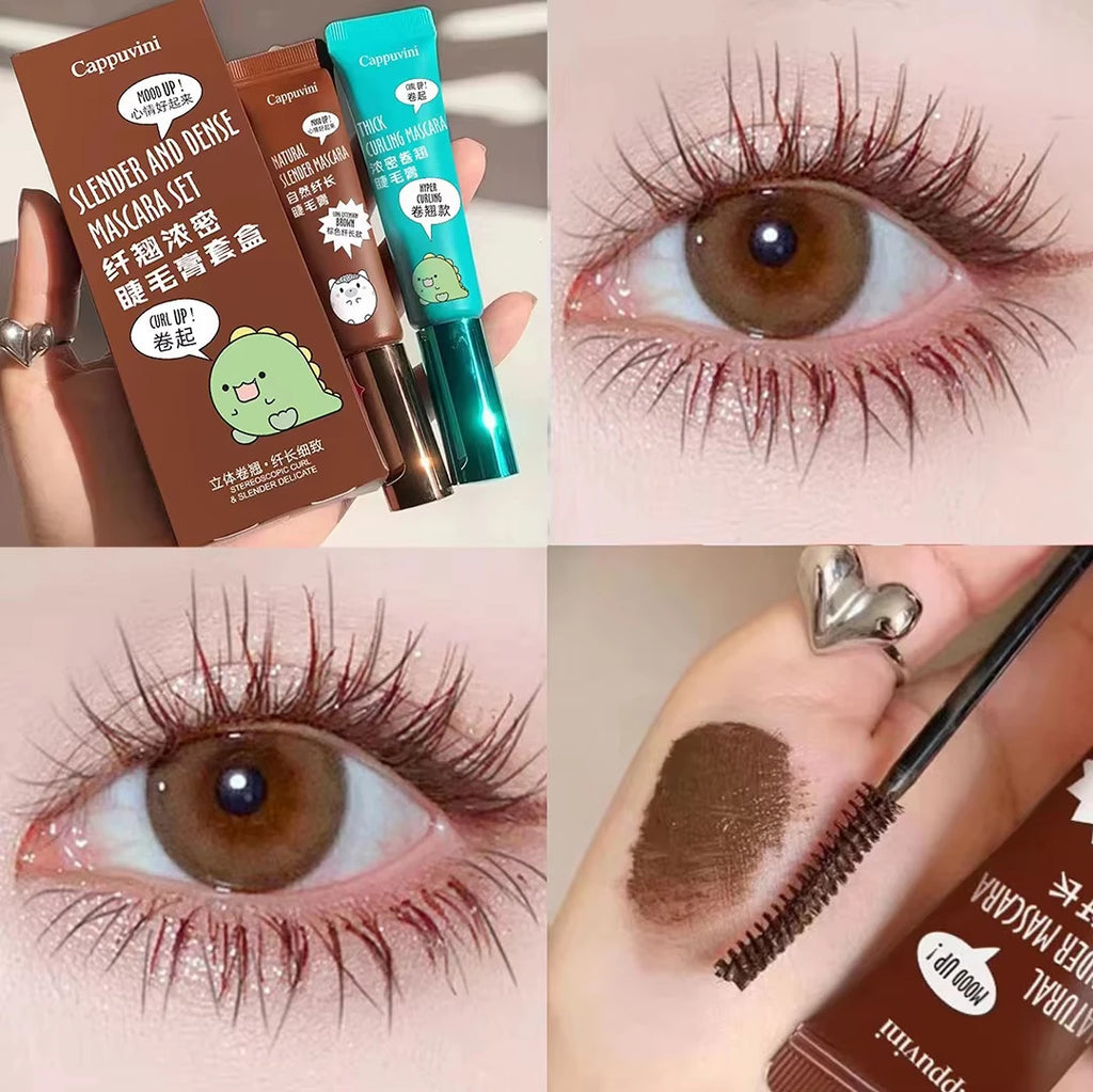 Nourishing Eyelash Mascara Lengthening Natural Lash Extension Eye Zpaxo brown