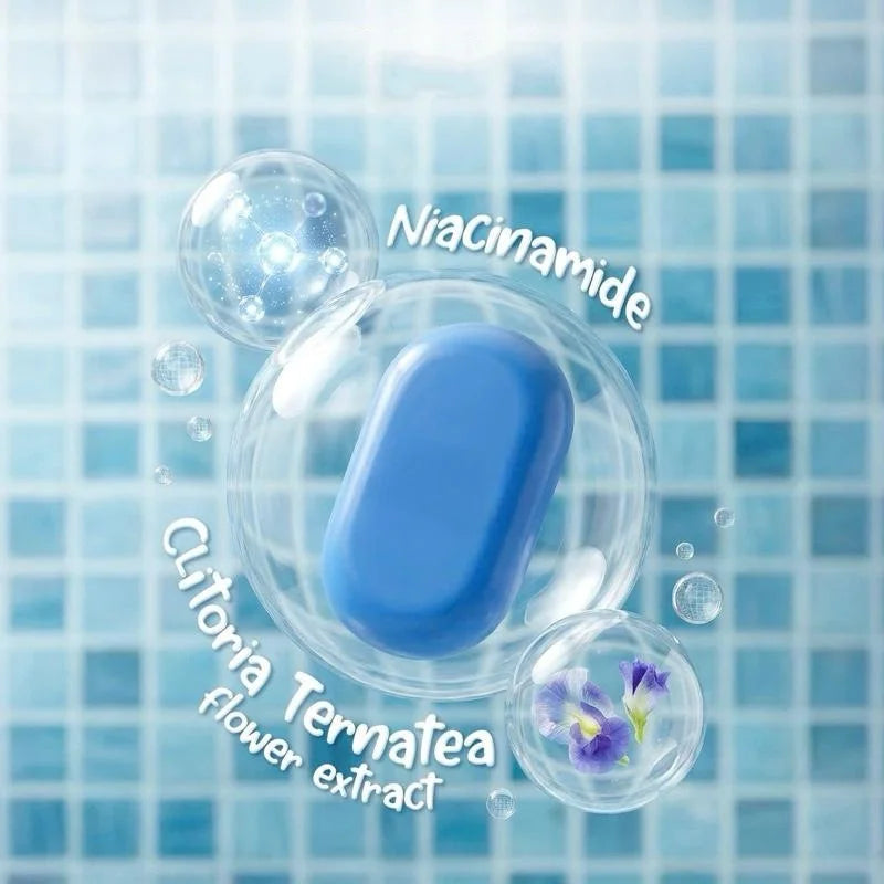 Fresh Blue Natural Handmade Soap – Deep Cleansing & Moisturizing Handmade Soap Bar Zpaxo