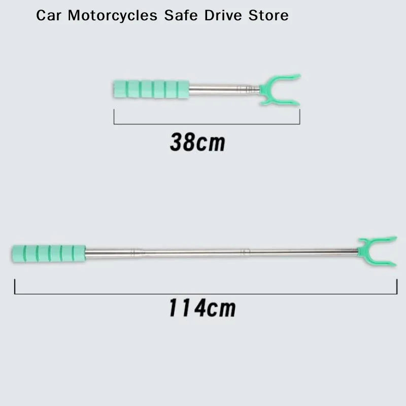 MTelescopic Clothes Pole Retractable Adjustable Length Non-slip