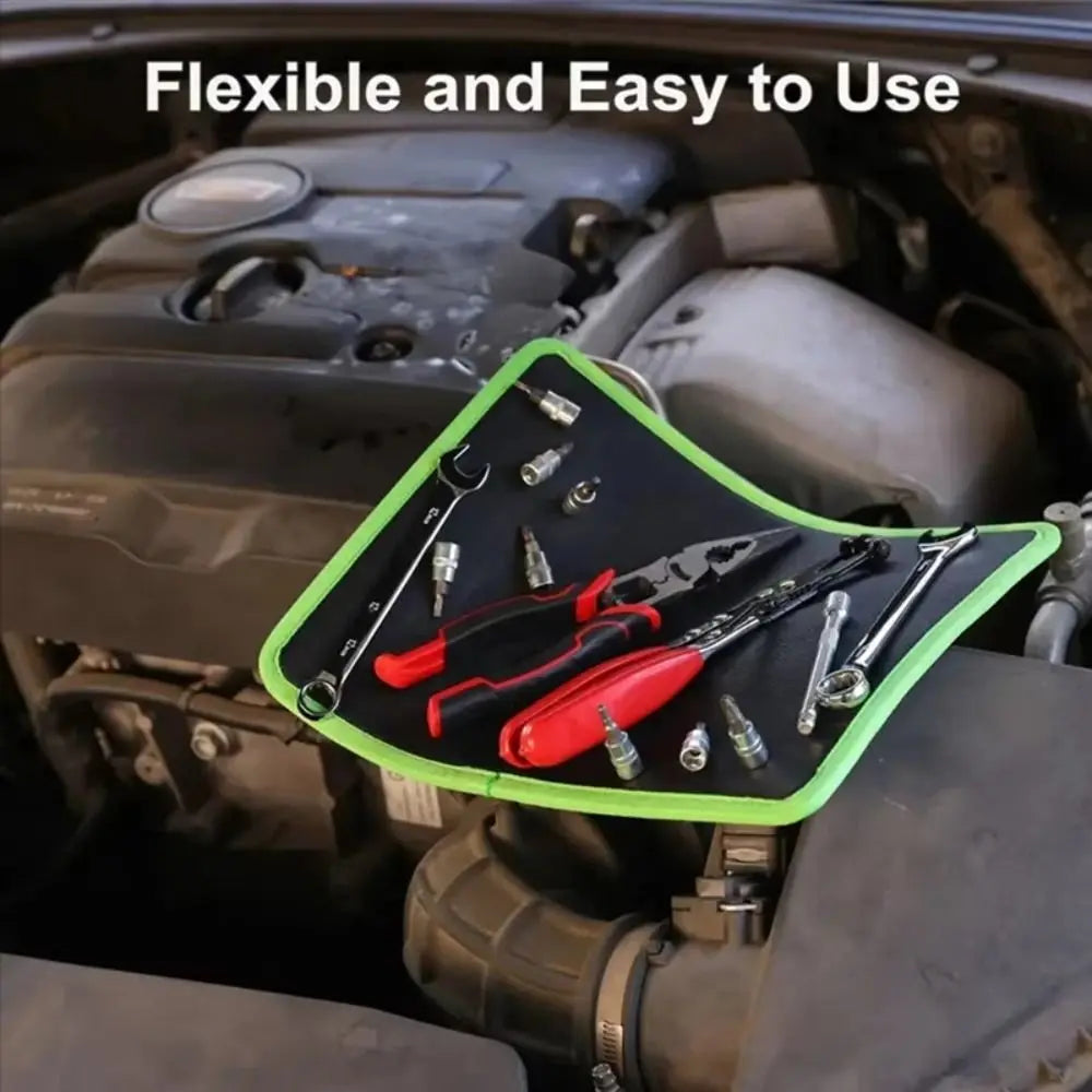 S M L Magnetic Tool Mat Strong Magnet Heavy-duty Parts Organizer Zpaxo