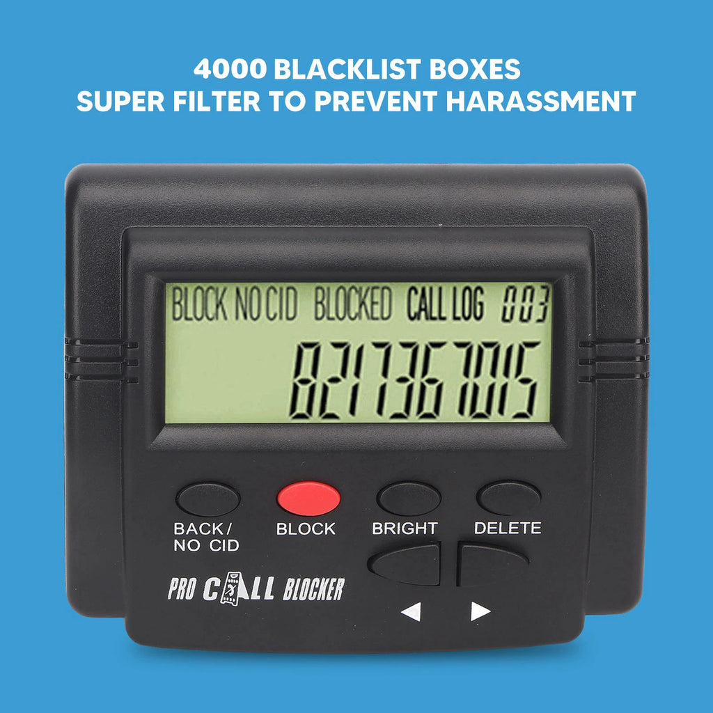 Call Blocker 4000 Groups Large Capacity Prevent Harassment Caller ID