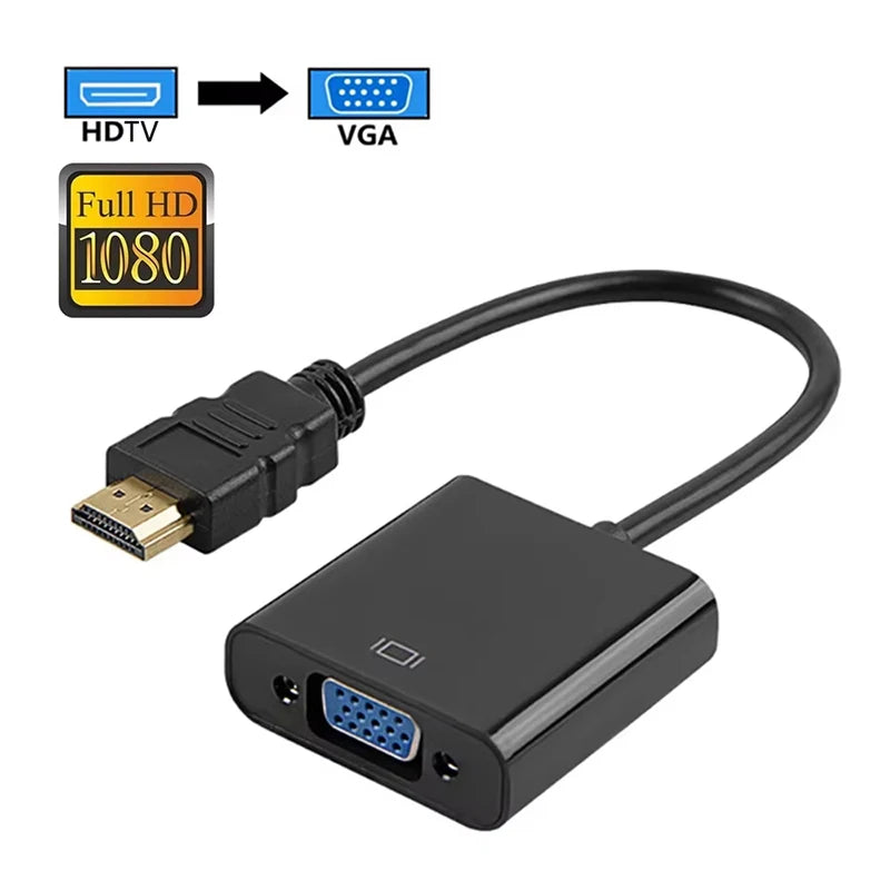 1080P HDMI-compatible VGA Adapter Digital Analog Converter Cable Xbox