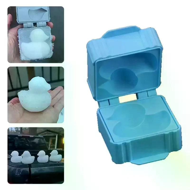 Cartoon Cute Duck Shaped Rice Mold Maker Clip Children Outdoor Plastic Duck Rice Mold DIY Maker Sushi Mold Kitchen Gadget Zpaxo