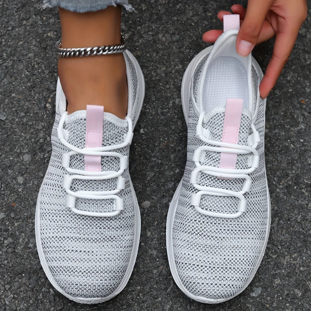 Four Seasons Fashion Casual Women's Breathable Lightweight Anti-Slip Durable Outdoor Sports Shoes Couple Running Sneakers Road Zpaxo 38 As shown
