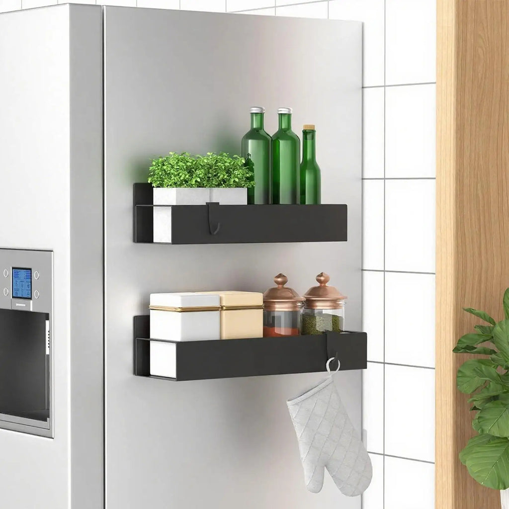 Magnetic Seasoning Rack Fridge Microwave Oven Condiment Shelf 2