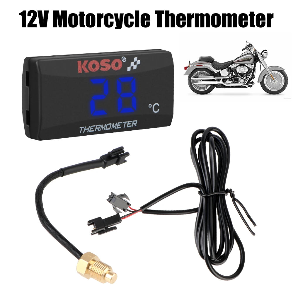 Temperature Meter Water Tank Retrofit Red Blue Indicator Warning