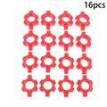 8 Barbell Dumbbell Hexagonal Nut Fixing Accessories Home Gym Fitness Zpaxo 16pcs Red
