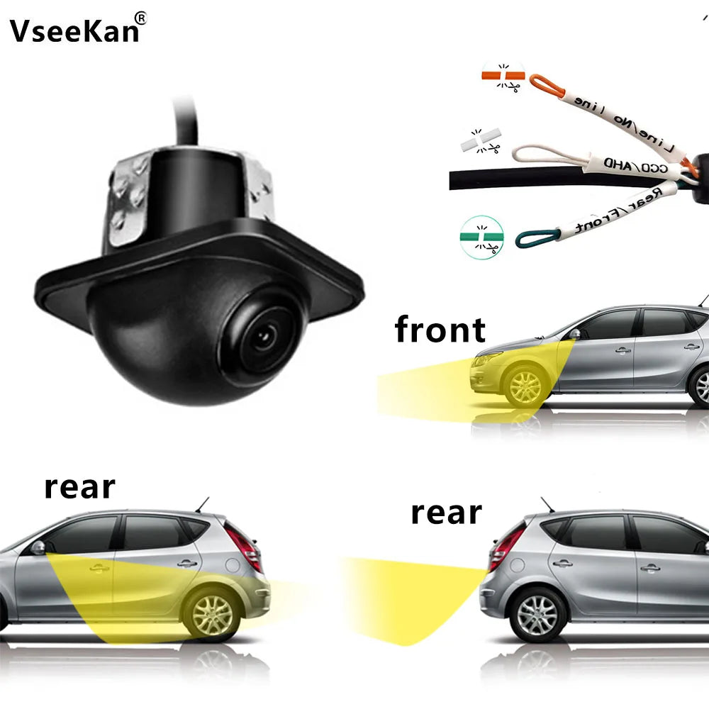 Rear View Camera AHD CCD Ultra-high-definition Night Vision Car Head