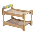 Cats Tree Sisal Scratching Post Frame Bed Indoor Entertainment