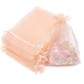 100Pcs Organza Bags 7x9cm Drawstring Mesh Jewelry Packaging Pouches Wedding Party Christmas Favor Candy Gift Bags Zpaxo Chanpagne Non 7x9cm