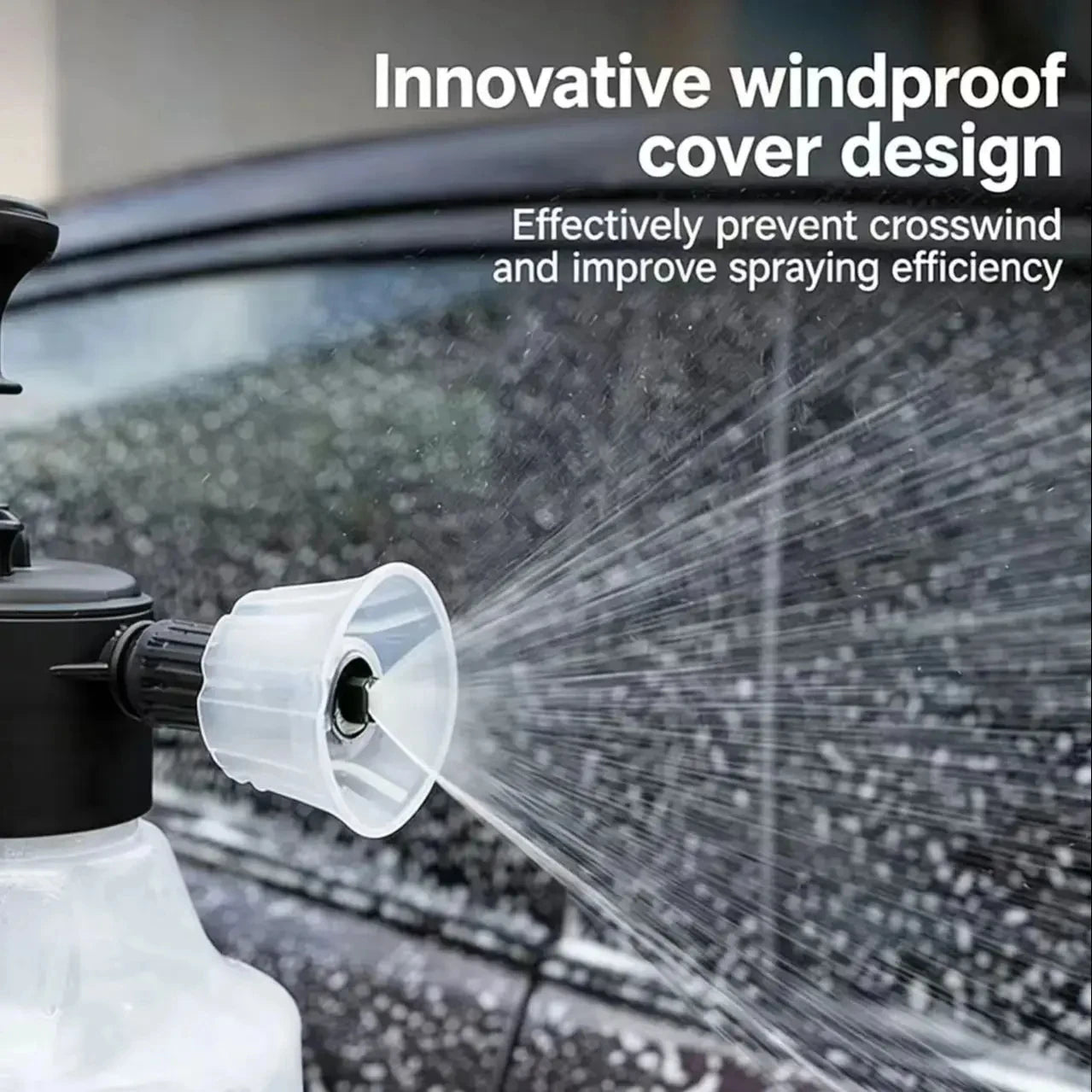 Hand Pump Foam Sprayer 3 Types Nozzle Pneumatic Cannon Snow Car Wash