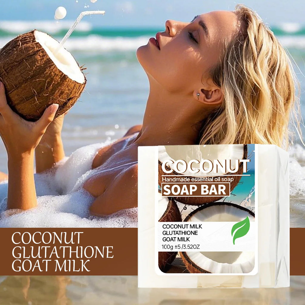 Coconut Milk & Glutathione Brightening Soap – Goat Milk Bar Brightening Bar Soap Zpaxo