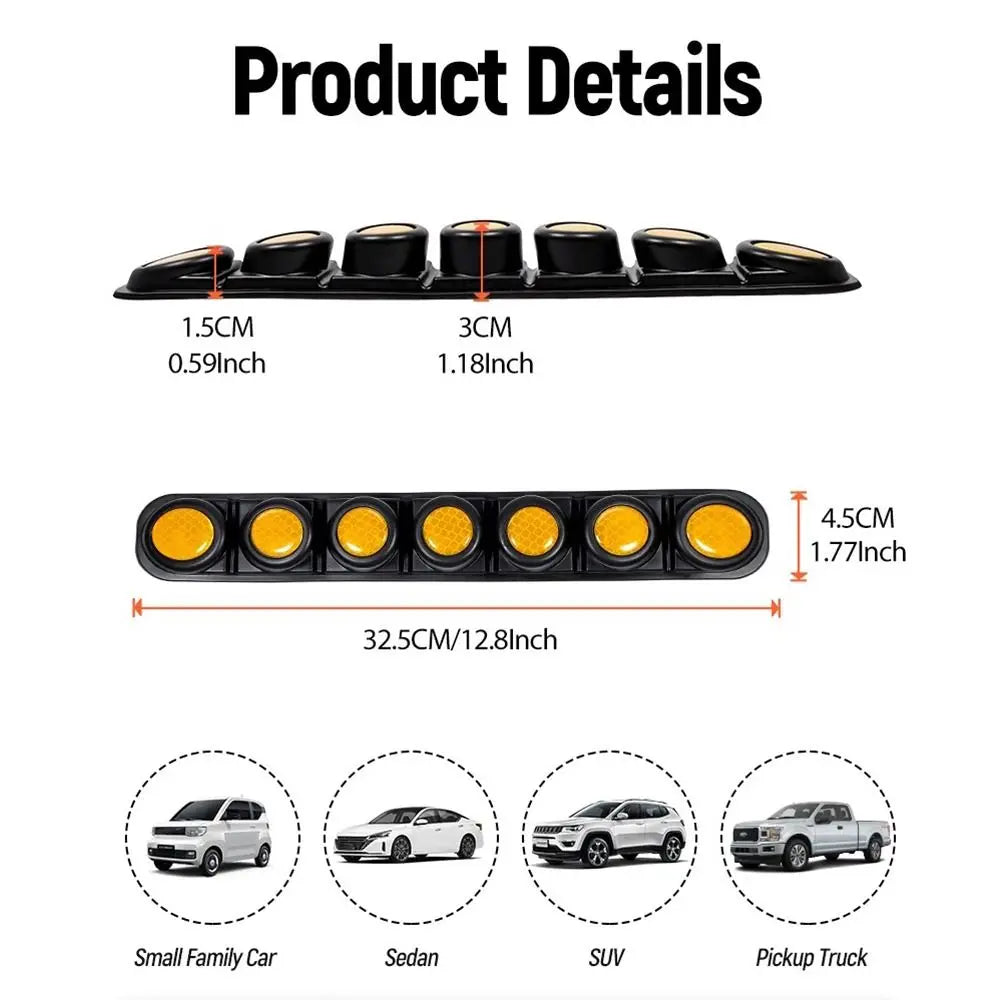 Safety Warning Car Bumper Guard Protective Anti-scratch Self-adhesive Zpaxo