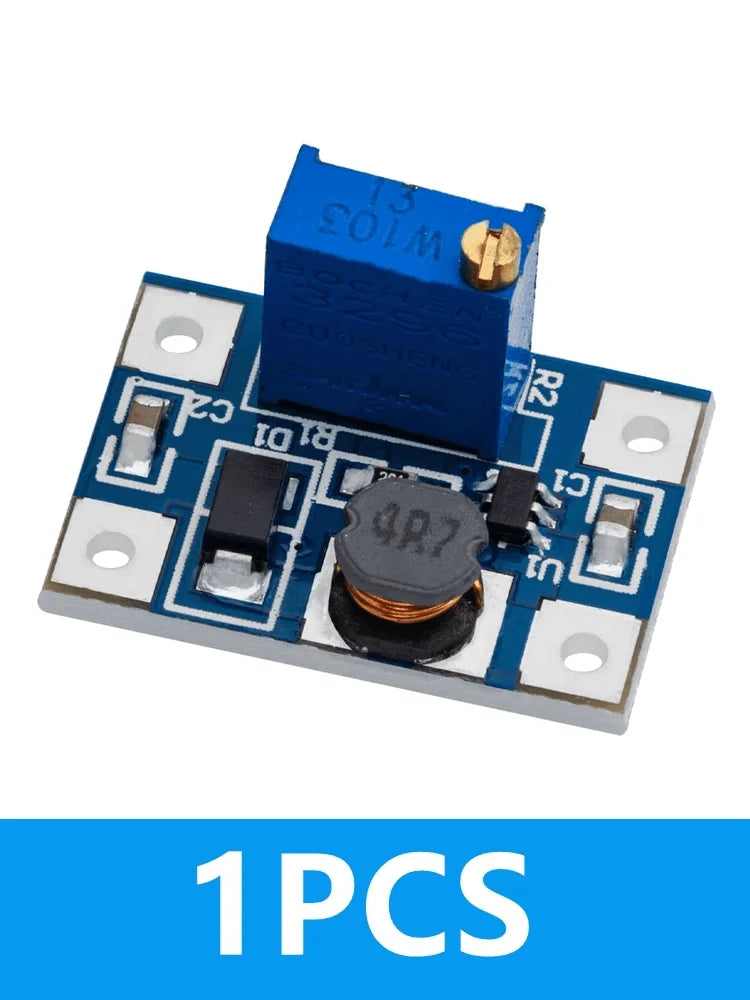 1/5PCS SX1308 DC-DC Boost Module – 2-24V to 2-28V 2A Adjustable, DIY Power Supply Compatible Zpaxo 1pcs sx1308