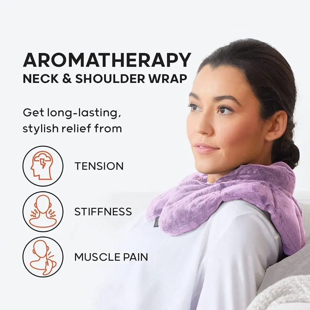Soft Microwavable Heating Pad Weighted Comfort Relaxation Purple Color Heated Neck Protection Pack Microwavable Heating Zpaxo