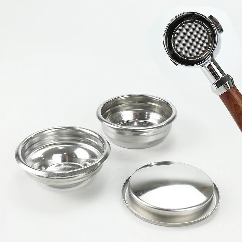 Espresso Filter Basket 51mm 58mm – 1/2/4 Cup Replacement Espresso Filter Basket Zpaxo