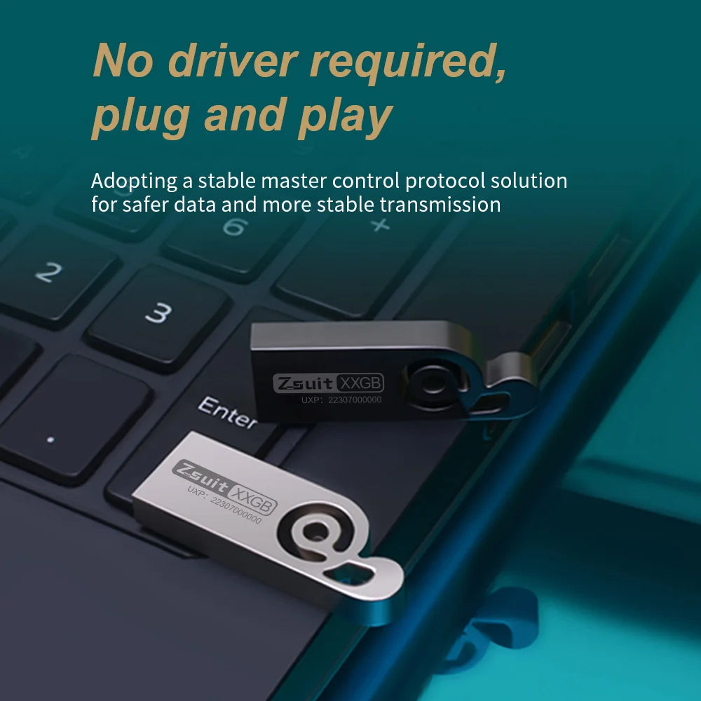Zsuit 10Pcs 128GB USB Flash Drive Music USB Pendrives 64G 32G Memory Stick Pen Drives USB 4GB 8GB Metal U disk custom Gift Zpaxo