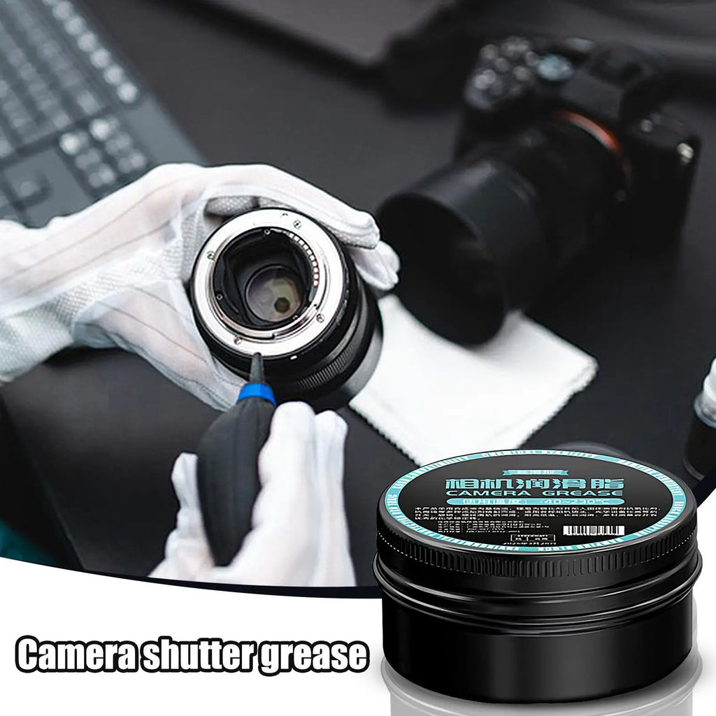 30g Camera Lens Lubricant Oil Anti-Stuttering Rust-Proof Shutter Parts For Photography Enthusiasts Quiet Mechanism Protection Zpaxo