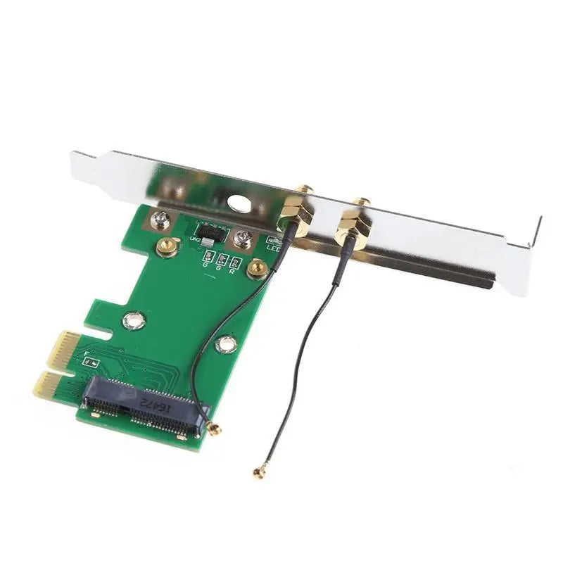 652F Mini Pcie to PCI-E 1X Wifi Wireless Adapter Support Mini Pcie Zpaxo