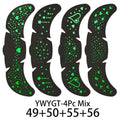4 Sheets Luminous Freckle Tattoo Stickers Long Lasting Sparkle Star