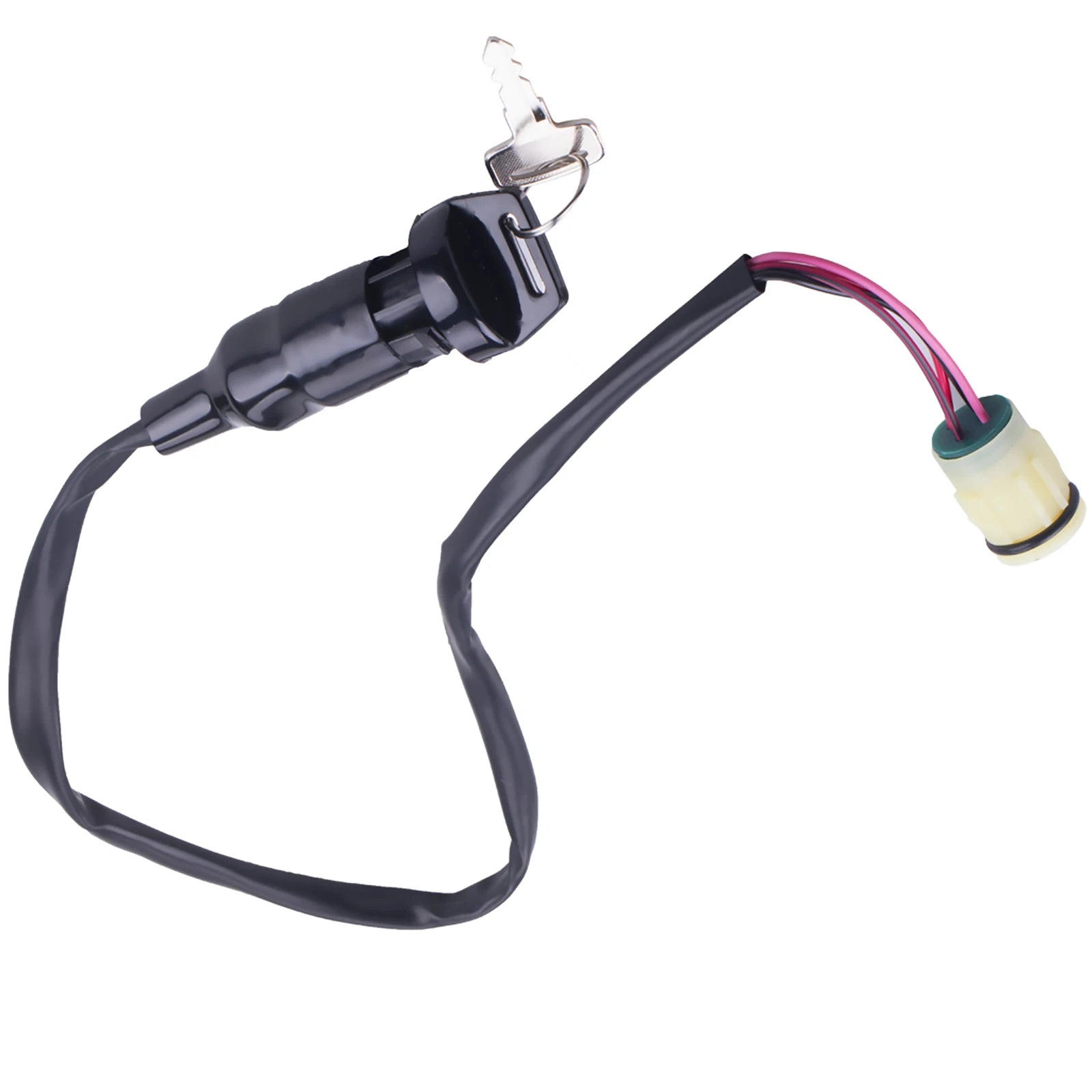 ATV Motorcycle Ignition Switch Electric Door Lock Dust Cover Key